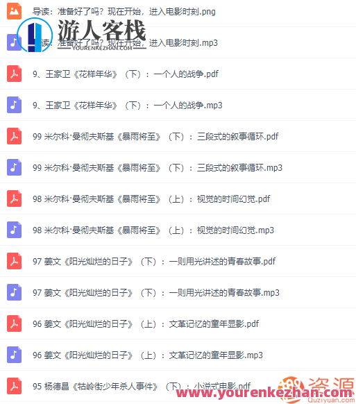 《52倍人生——戴锦华大师电影课》音频课，戴锦华大师电影课，52倍人生音频课，探索电影艺术与人生哲理,课程,艺术,摄影,第2张