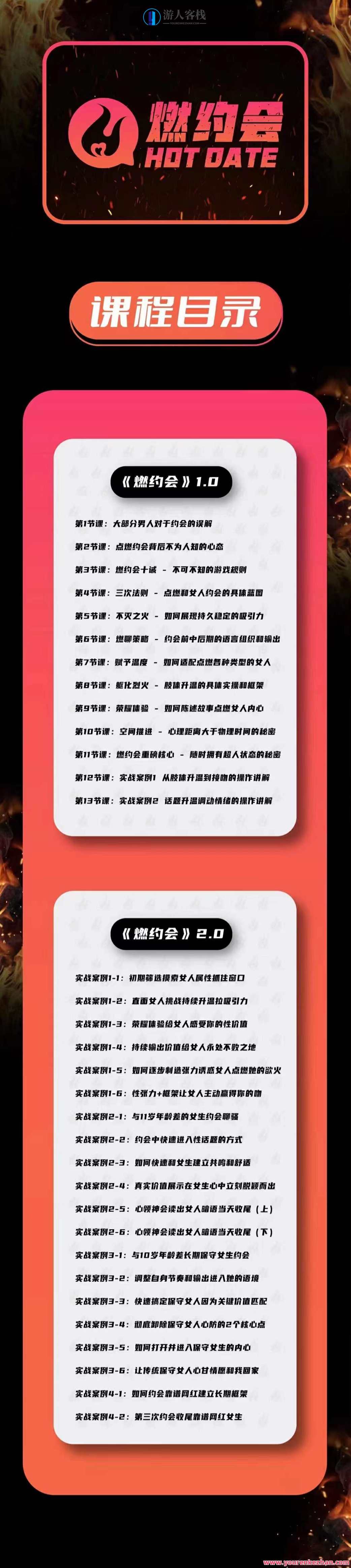 瑞恩 燃约会1.0 2.0【带实战】百度云盘分享，瑞恩燃约探索之旅 1.0+2.0实战分享