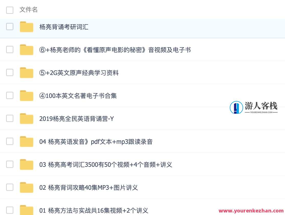 杨亮讲英语全套学习资料合集 百度云盘分享，杨亮英语学习资料大放送，全套资料尽在百度云盘,学习,第2张