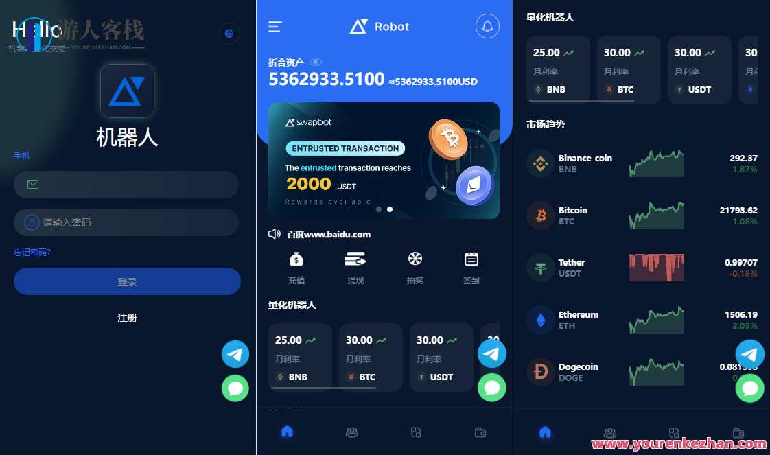 五国语言收益理财BTC虚拟币质押定期存币系统源码_加密货币机器人量化交易系统_内附搭建教程,智能加密货币投资平台,五国语言收益理财BTC虚拟币质押系统源码,第1张 五国语言收益理财BTC虚拟币质押定期存币系统源码_加密货币机器人量化交易系统_内附搭建教程,智能加密货币投资平台,五国语言收益理财BTC虚拟币质押系统源码,第1张