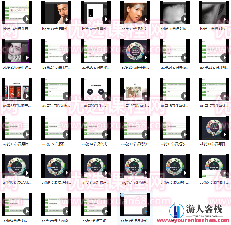 大鹏教育-影楼设计行业实战课 摄影后期，影楼设计实战课，后期处理技巧大揭秘