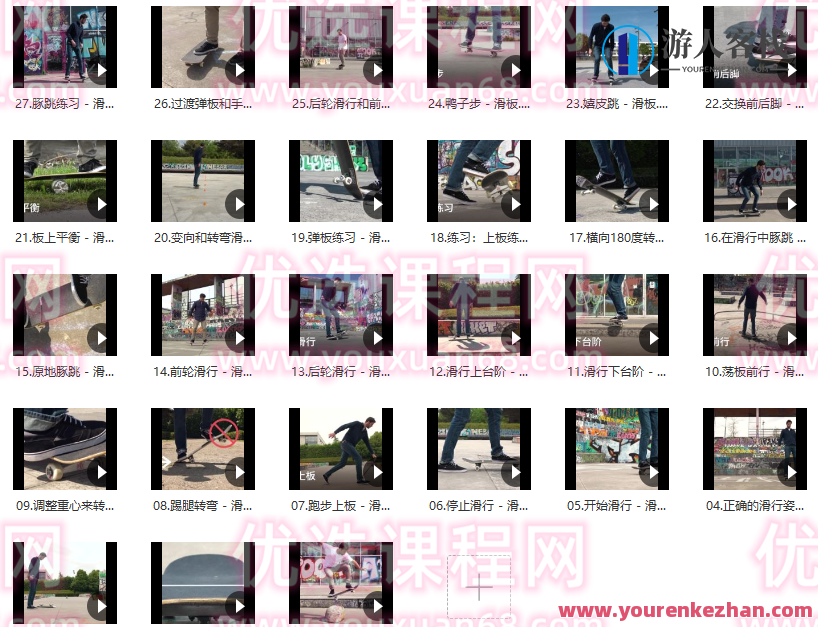 从零开始学滑板-入门到花式方法,滑板入门到技巧大全,健身,第1张 从零开始学滑板-入门到花式方法,滑板入门到技巧大全,健身,第1张