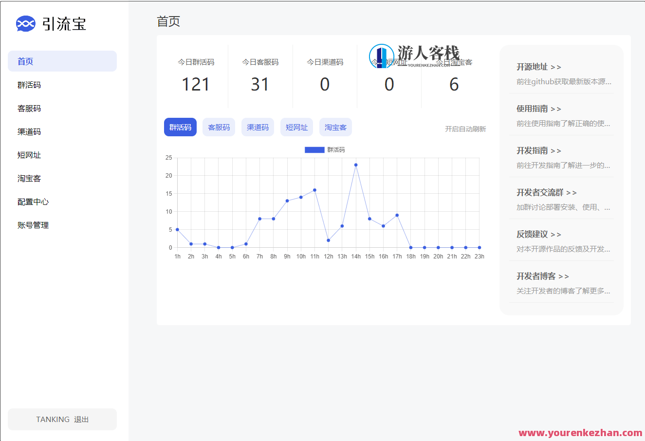 功能强大的活码管理平台-支持淘宝客和分享卡片等功能，智能活码管理神器，淘宝客分享卡片全覆盖,管理,微信,支持,黑名单,第1张