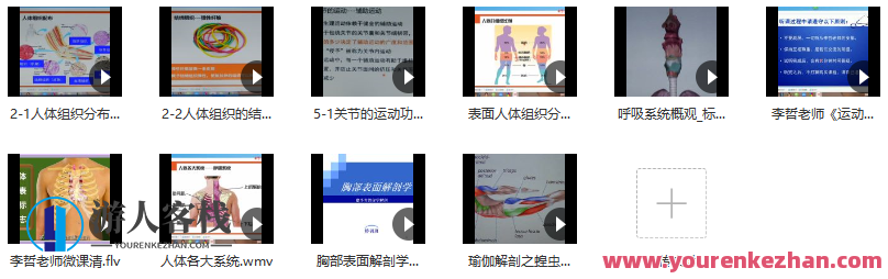 李哲老师讲人体组织和结构10集，李哲老师解剖人体结构精华集,运动,健身,瑜伽,第2张