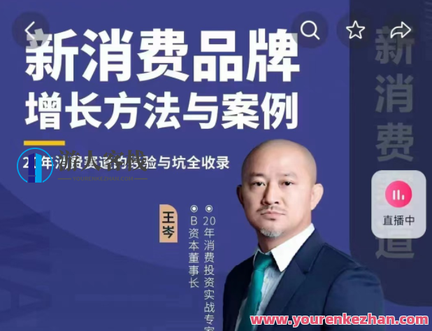 王岑：新消费品牌增长方法与案例（爆款视频课）王岑3.0，新消费品牌增长秘籍，王岑3.0案例分享