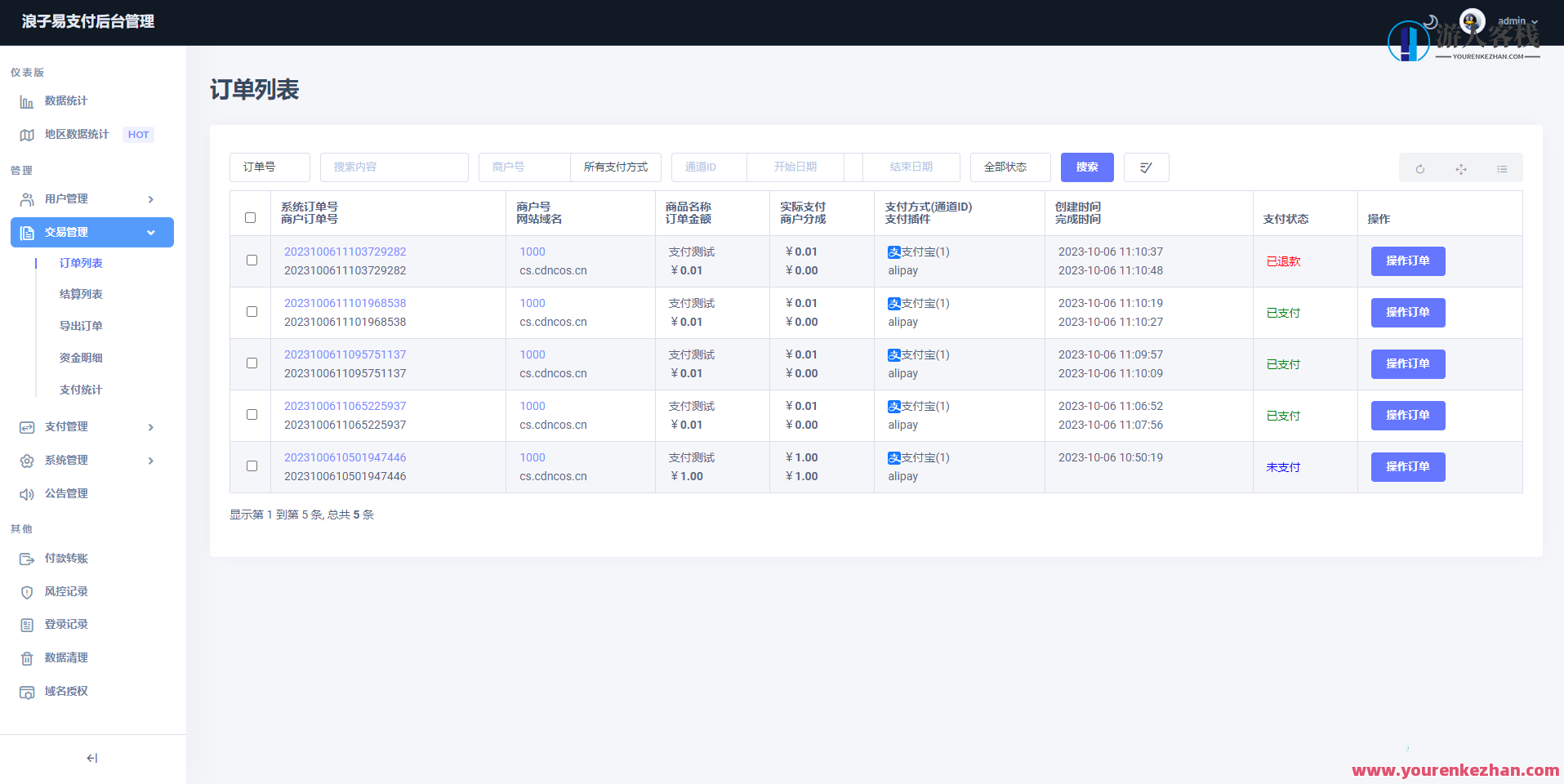 10月最新浪子易支付全新源码 添加了很多功能 更新了首页模板，支付新纪元，10月浪子易支付源码升级功能全面,微信,模板,支持,支付,小程序,第3张