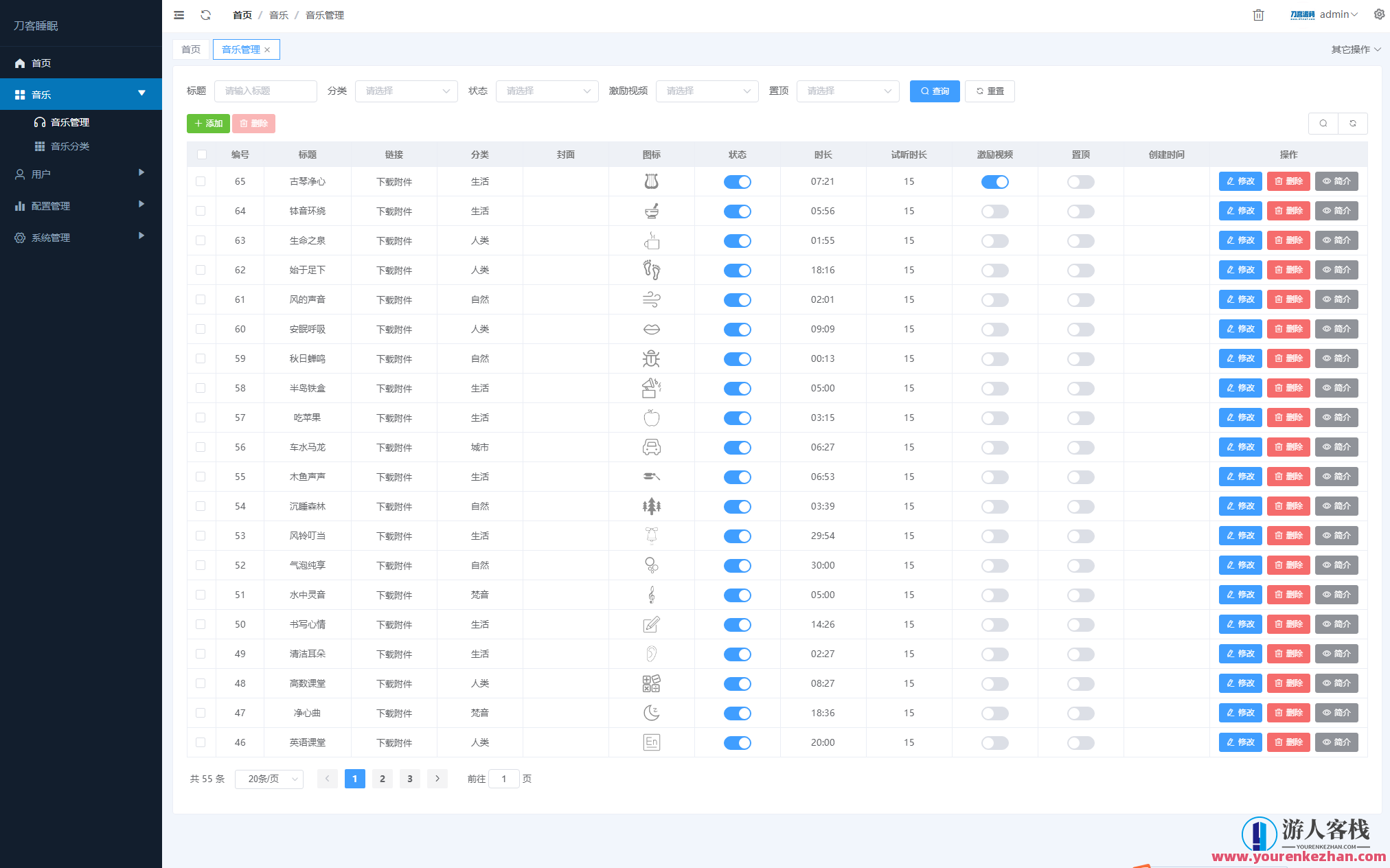助眠小程序睡眠质量小助手/白噪音/助眠夜曲手机微信小程序源码适用暗黑模式 附实例教程，智能助眠小程序，深度优化睡眠体验,管理,直播,微信,目标,小程序,小程序源码,流量主,睡眠,第4张