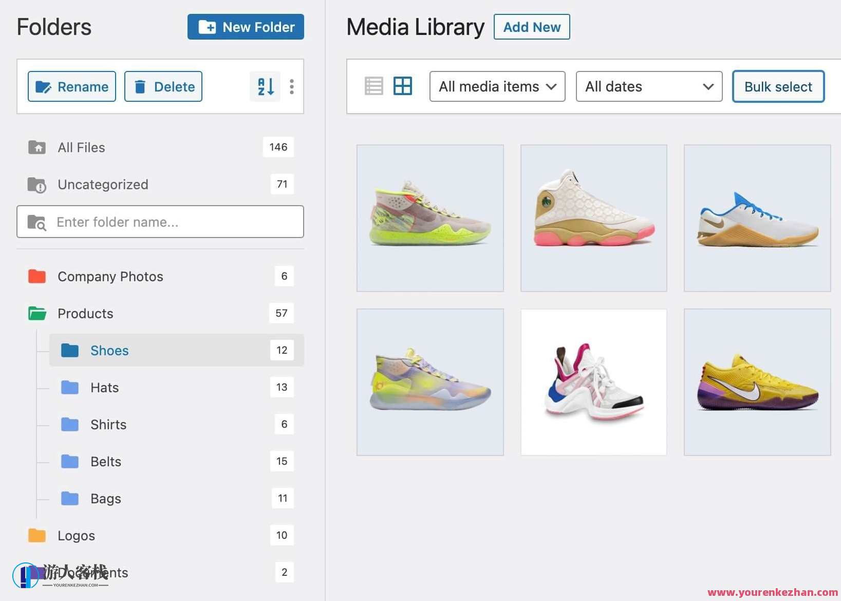 WordPress 媒体库文件夹管理方法软件 FileBird v5.5.4和睦版下载，媒体库文件夹管理软件，FileBird v5.5.4下载教程