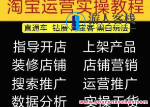 2023淘宝网开店教程0基本到高级整套视频网店电商运营培训教学内容（2月升级）百度搜索云盘分享，淘宝网开店高级教程，从基础到精通，2023年电商运营培训内容更新
