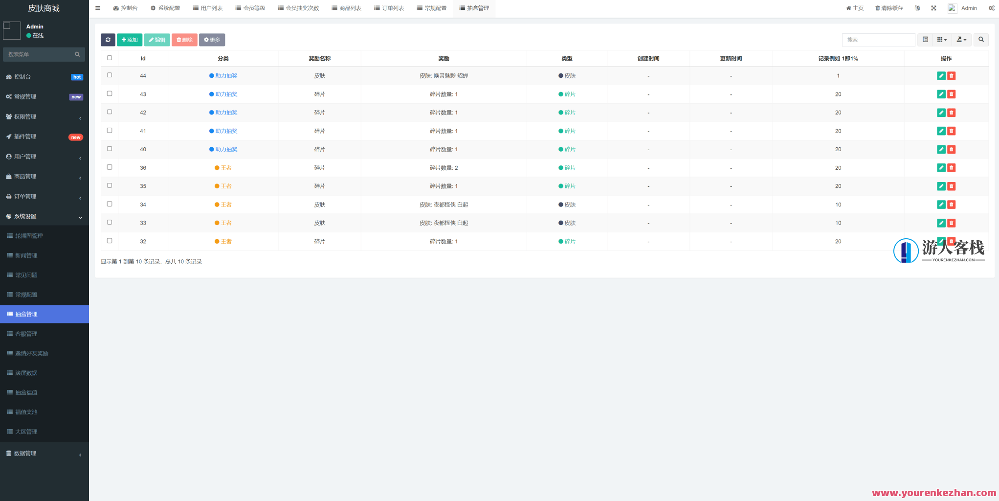 二开运营版王者荣耀抽奖皮肤系统/前面主打游戏皮肤抽奖模式，二开运营版王者荣耀抽奖皮肤盛宴,IAPP,第5张