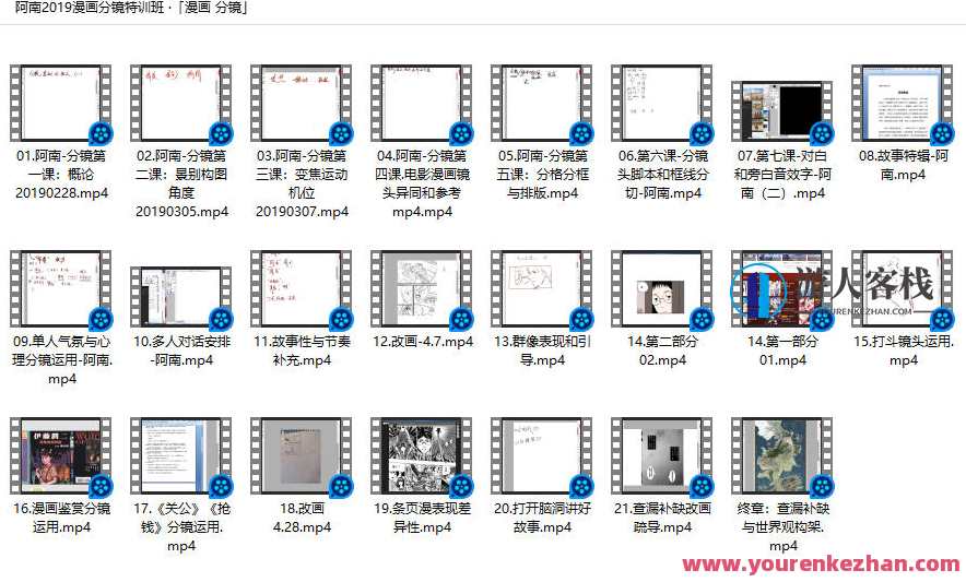 阿南漫画分镜特训班2019年百度搜索云盘分享，漫画分镜特训班年度分享，阿南2019百度搜索云盘教程,课程,影视,漫画,第3张