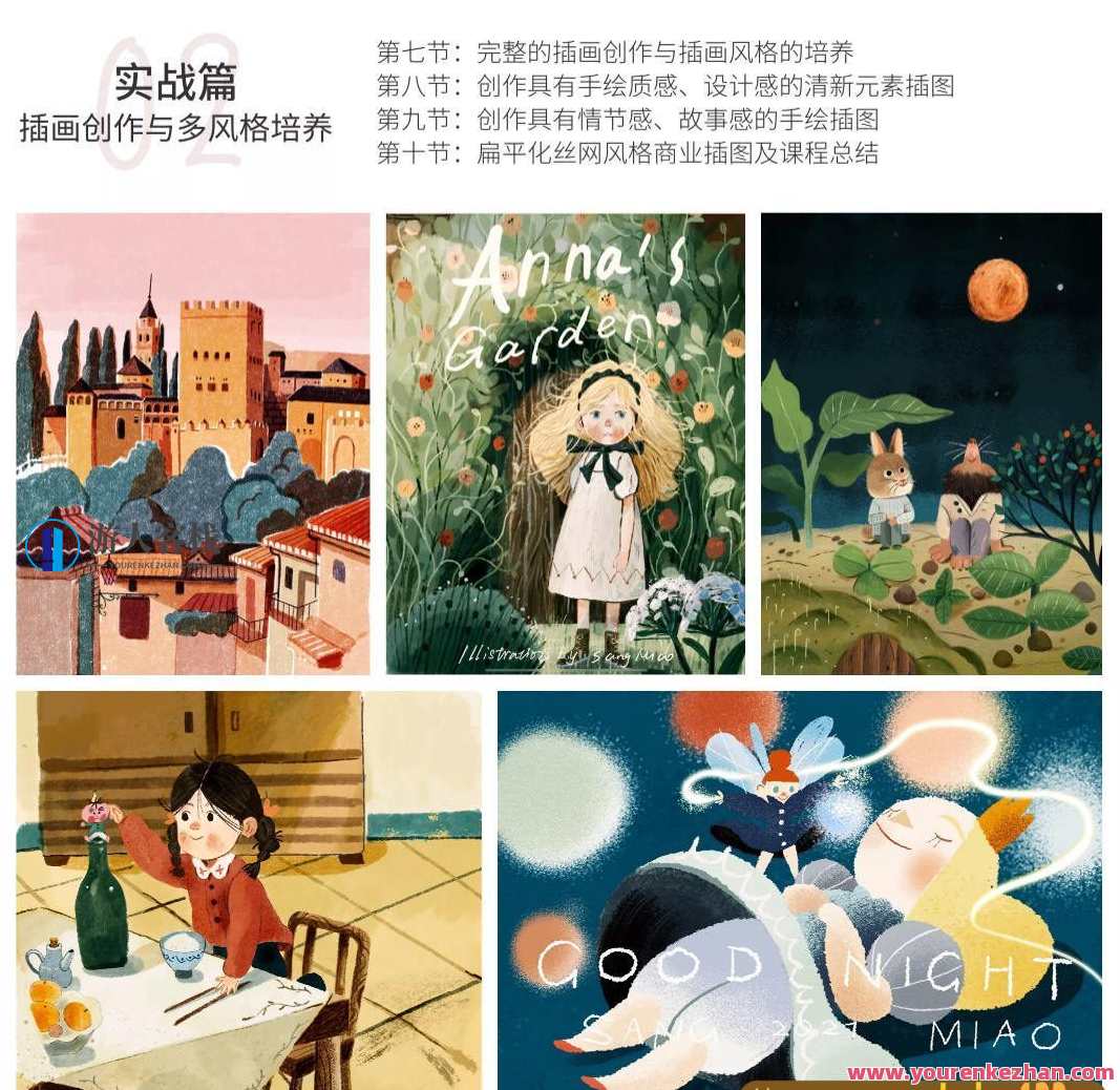 苗桑零基础iPad插画系统班2021年7月结课【画面质量高清有课件素材】画艺升级，零基础iPad插画系统班2021暑期圆满结课,第3张