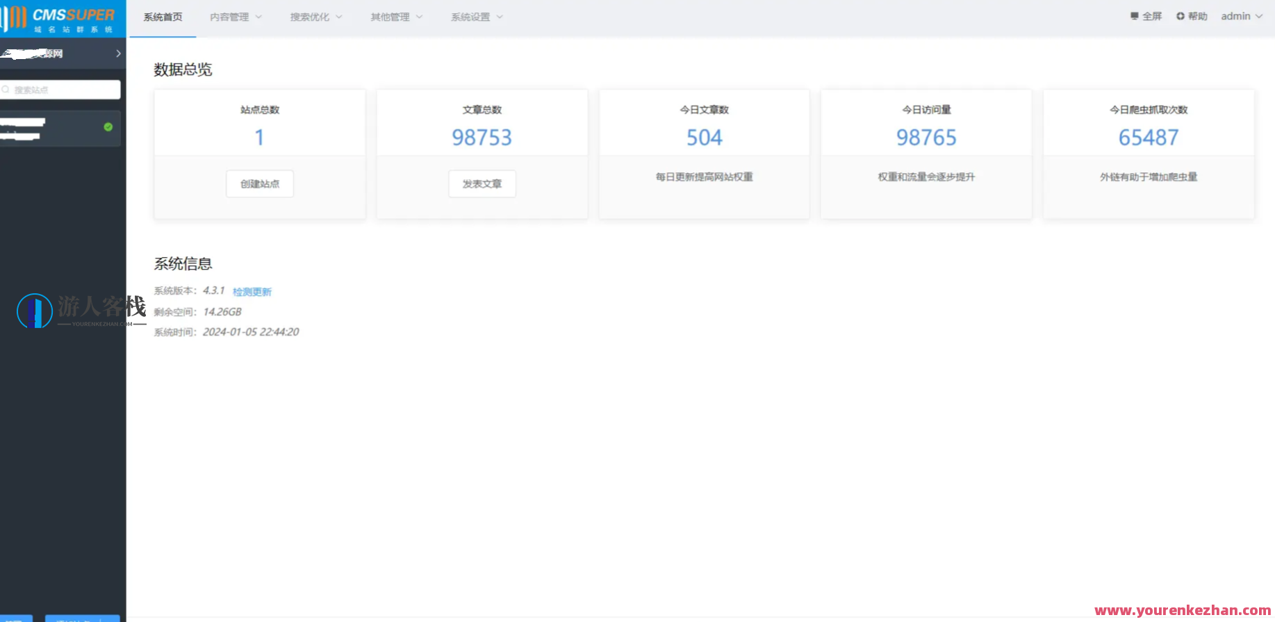2024全新域名群站系统源码根据thinkphp架构，新站群系统源码2024，ThinkPHP架构优化,服务器,博客,第1张