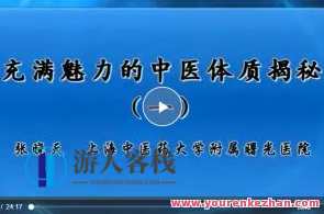 充斥着魅力的中医体质揭秘：张晓天-上海市中医药大学，中医体质魅力揭秘，张晓天-上海市中医药大学秘传体质秘术