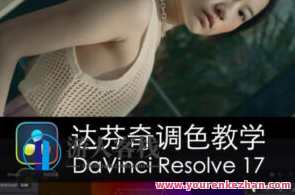 舞光弄影达芬奇调色教学DaVinci Resolve17速成教学大师指南课，艺术大师速成，达芬奇调色与DaVinci Resolve教学,第1张