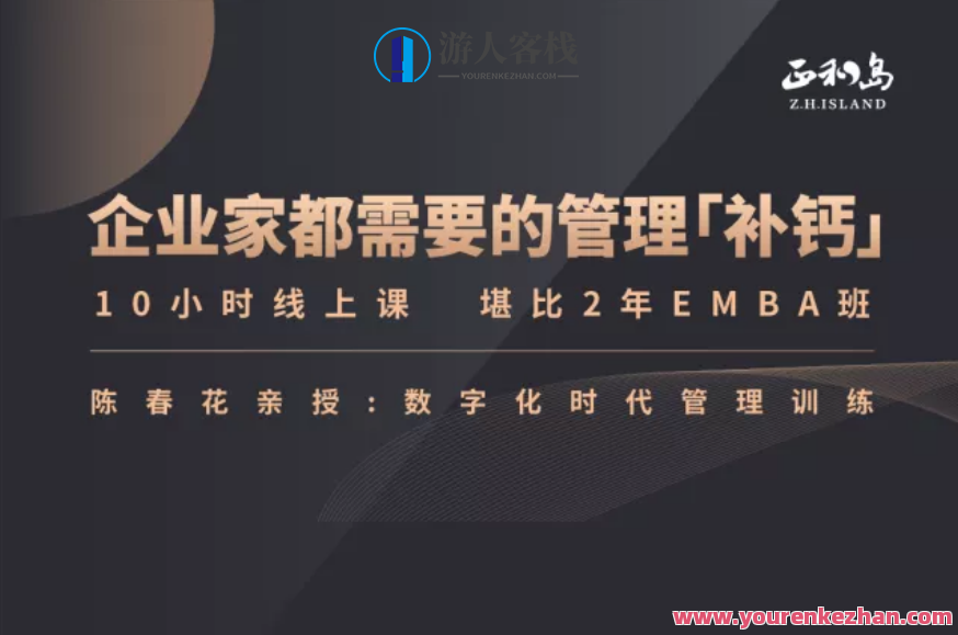 陈春花《数字化时代的管理训练》（30年管理智慧）20集百度云盘分享，数字化时代的管理训练之陈春花分享集