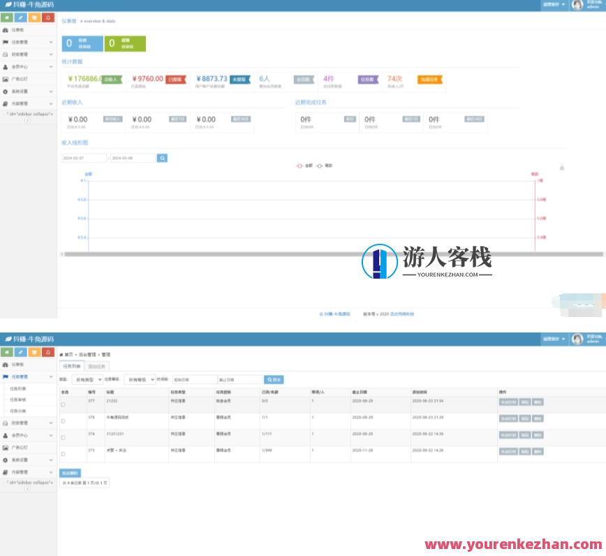 抖音接单点赞任务运营平台PHP管理源码，抖音接单点赞任务运营平台PHP管理源码优化拓展服务,管理,小程序,服务器,电子商务,第4张