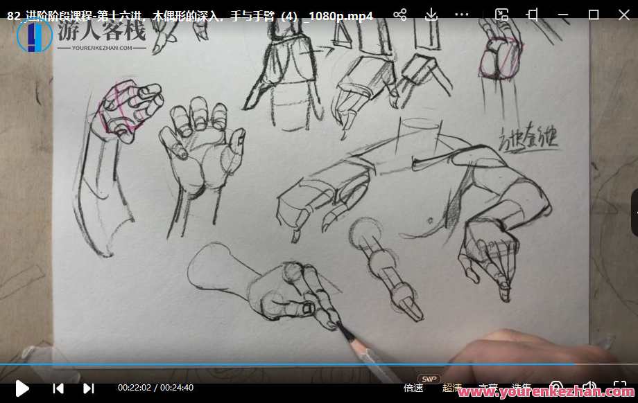 酸梅汤-速写人物速写精品课木偶体系，酸梅汤速写人物艺术课程木偶系列精彩瞬间,第2张