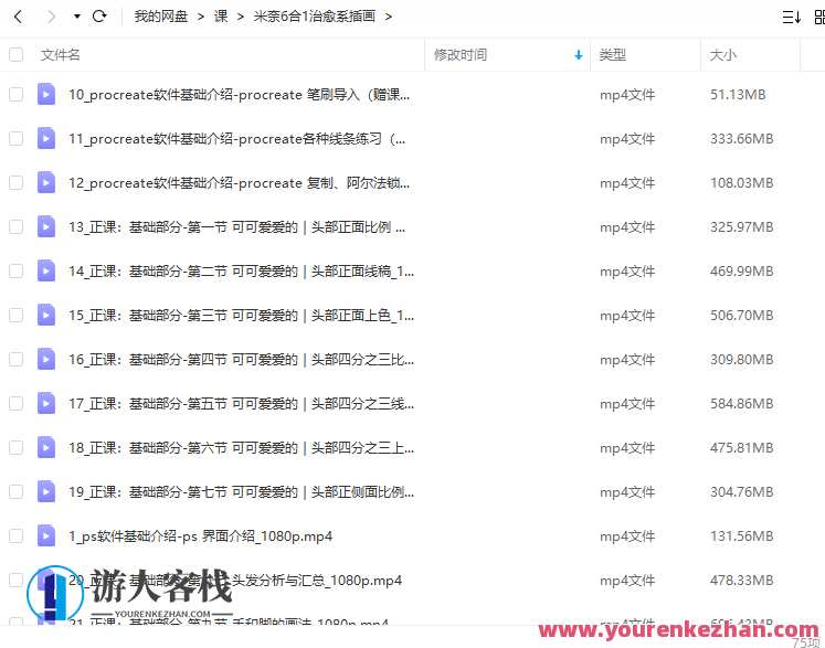 米奈6合1治愈系ipad插画课 2022年，创意绘画盛宴，米奈6合1治愈系ipad插画课程