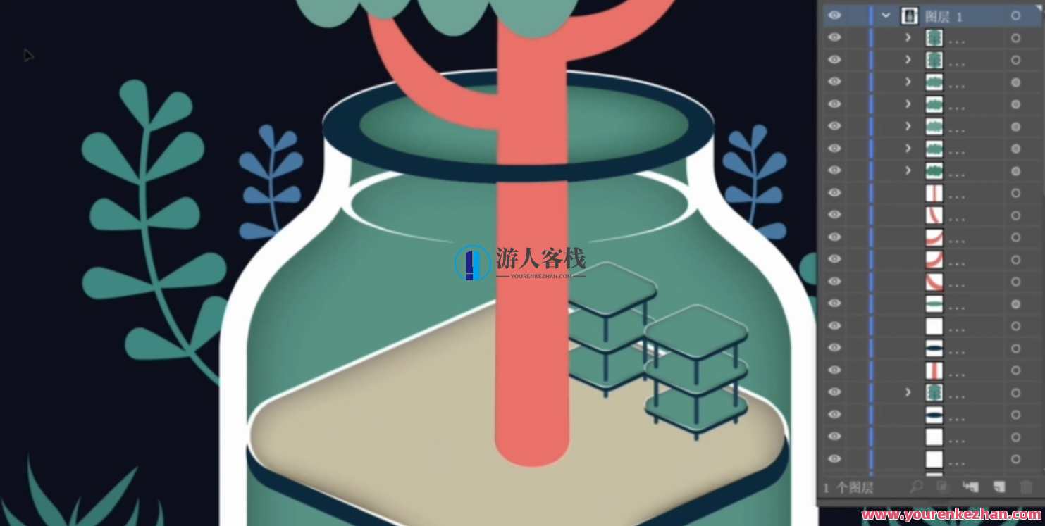 AI（illustrator）商业插画：扁平风插图绘制视频教程（104GB） 百度云盘分享，AI商业插画教程，扁平风插图绘制视频，百度云盘分享，精彩内容不容错过