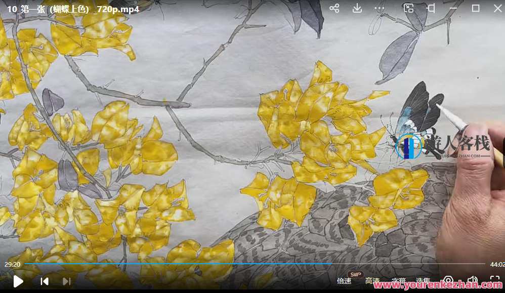 李海霞2022唯美国展技法工笔画孔雀三角梅，艺术新篇章，李海霞工笔画孔雀三角梅国际展技法,第2张