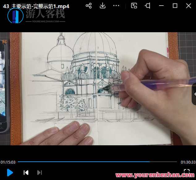 速写风景技法解锁2023，速写风景技法新解锁，2023年新篇章,第2张