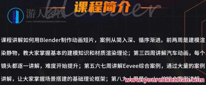 零基础Blender商业视频制作特训班第1期2022年，零起点Blender实战班第1期2022年精进之旅,课程,视频制作,第1张