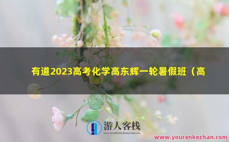 有道2023高考化学高东辉一轮暑假班（高三）高考化学高东辉暑假班，知识积累，备考策略,学习,平衡,高三,高二,第1张
