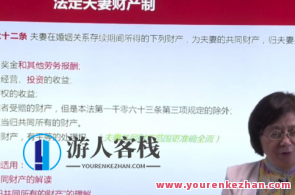 民法典编纂咨询专家马忆南：婚姻编、继承编，婚姻法编继承法咨询专家马忆南，民法典婚姻编继承编深度解读