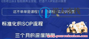 勋哥・短视频变现训练营，解决标准化起号流程百度云盘分享，短视频达人进阶营，勋哥秘笈助你高效变现
