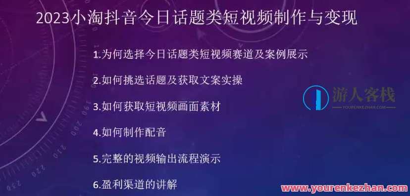 小淘抖音今日话题类短视频制作与变现短视频项目百度云盘分享，抖音短视频项目，创意制作与快速变现,课程,影视,视频制作,第1张