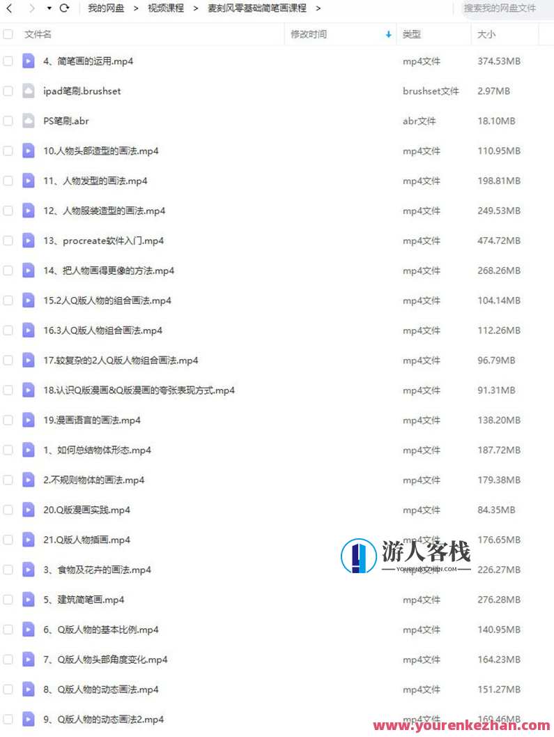 麦刻风零基础简笔画课程【画质还行有笔刷】麦刻风零基础手绘课程,课程,漫画,第2张