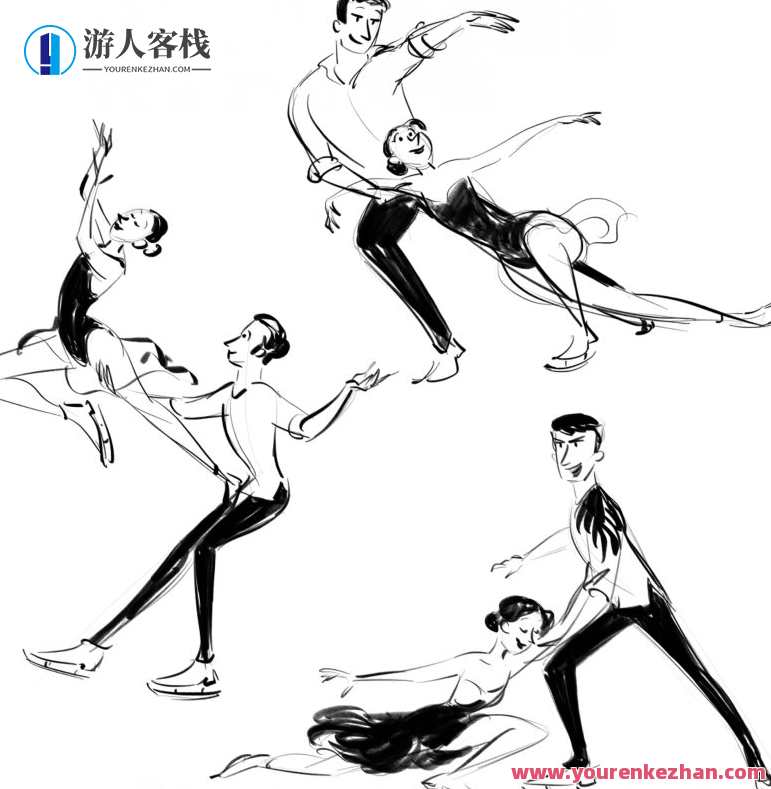 米雷人体速写课程【画质一般有笔刷】米雷人体速写课程，优质体验，笔触细腻,课程,第1张