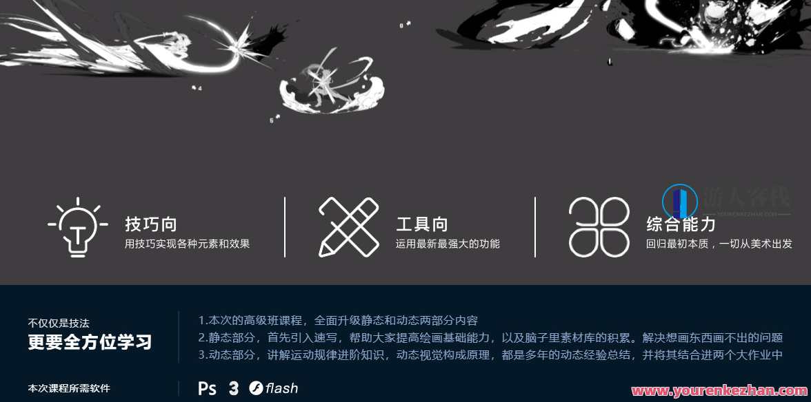 游戏特效美术设计-高级班百度云分享，游戏特效美术设计进阶班分享，炫酷特效设计秘籍,合作,视觉效果,第3张