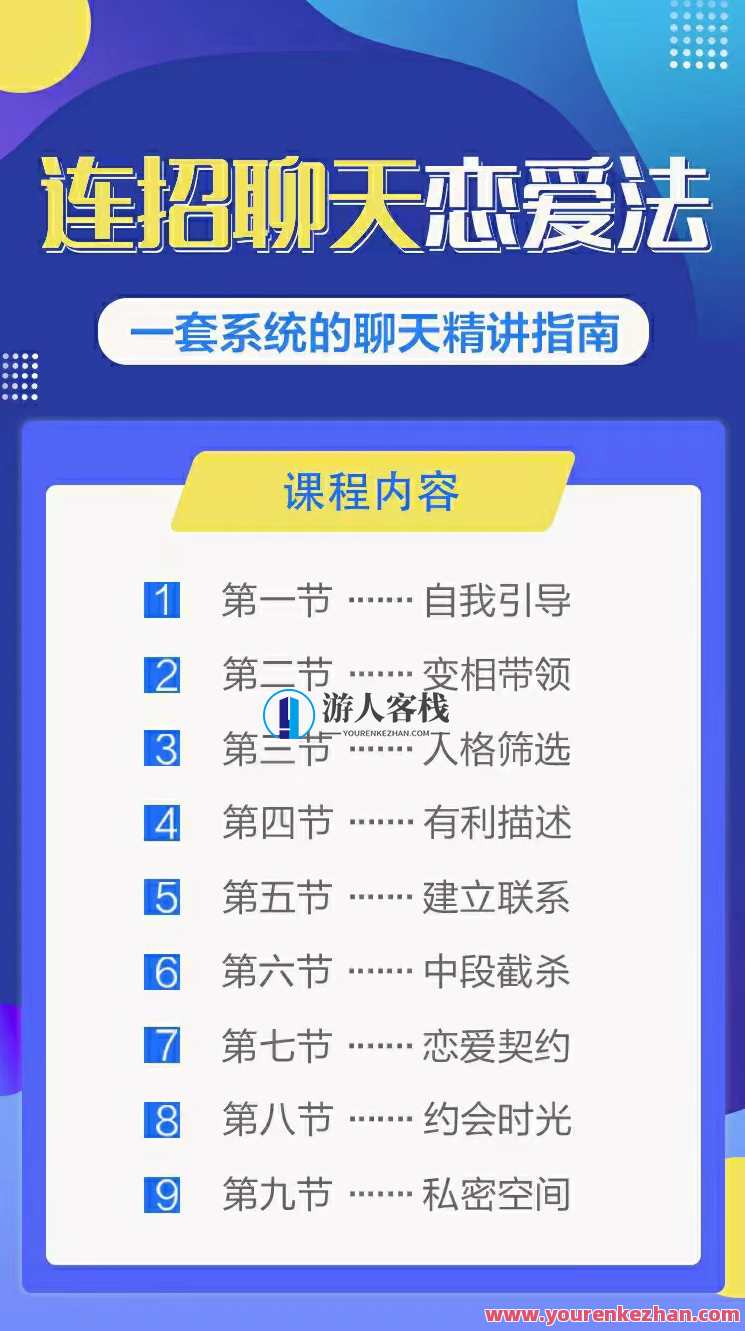 乌鸦救赎连招恋爱聊天法1.0，恋商聊天课程1.0，2套新连招教程，爱情聊天秘籍，乌鸦连招式恋爱聊天法1.0，连环救赎聊天课程1.0,课程,恋爱,约会,第2张