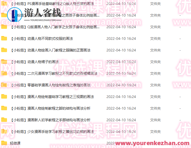 轻微课小粉菇漫画人物画法微课合集包百度分享，漫画人物画法微课合集，轻松上手，轻松分享,课程,学习,微信,艺术,运动,漫画,第1张