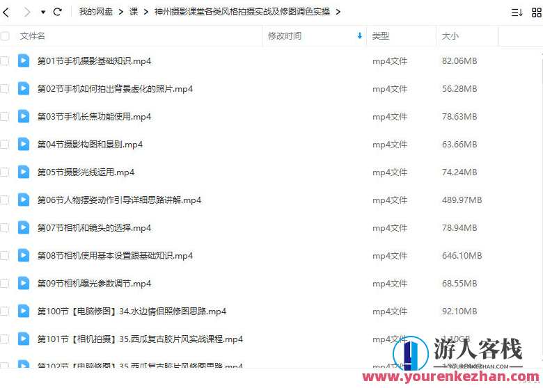 神州摄影课堂各类风格拍摄实战及修图调色实操百度云盘分享，神州摄影实战秘籍，各类风格拍摄与调色调光技巧分享,课程,直播,摄影,镜头语言,拍摄技巧,构图技巧,第2张