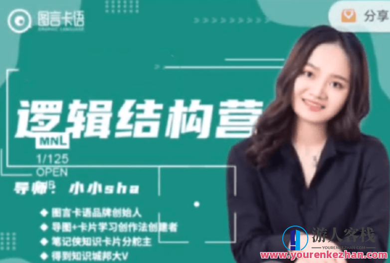 小小sha·逻辑结构思维营【完结】百度云盘分享，小小思维探索营，逻辑结构大成之作,学习,管理,目标,竞争,视觉效果,数据可视化,时间管理,第1张