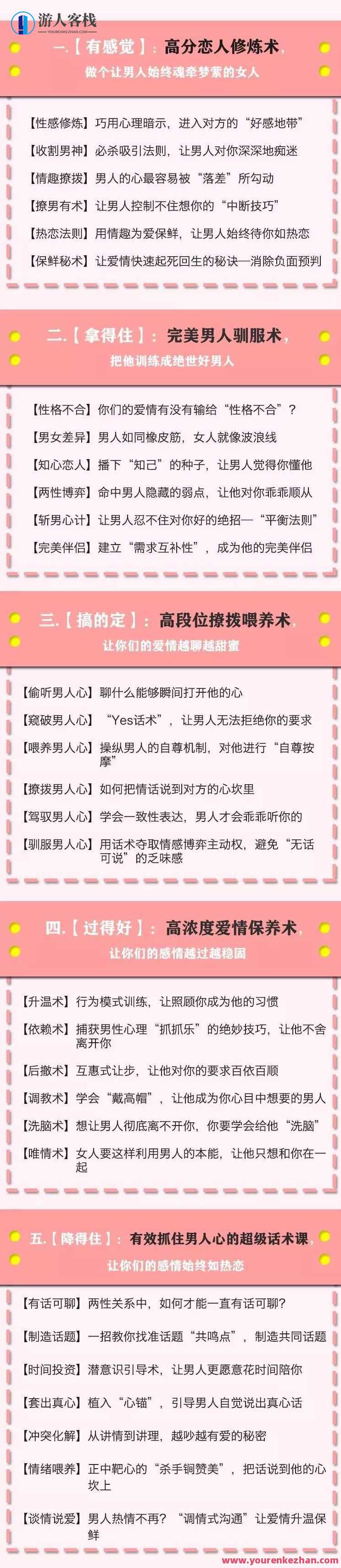 五大超级情感逆袭术 教你轻松搞定男人心，情感逆袭术秘籍，五大策略助你征服男人心,课程,恋爱,男人,做爱,第1张