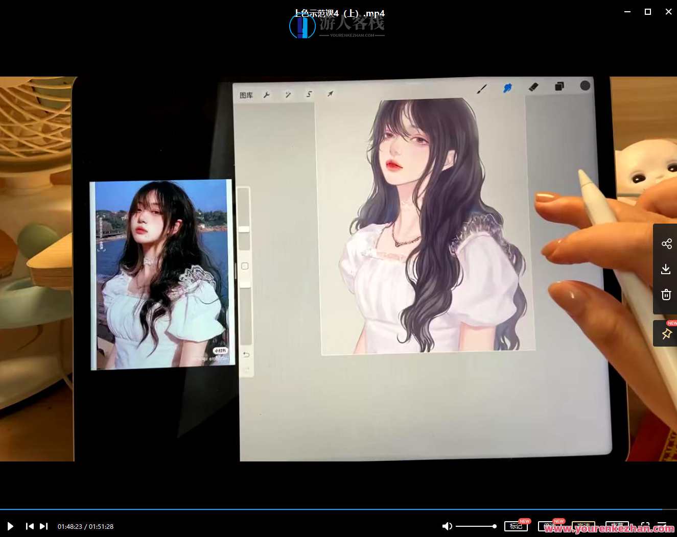 狄大萌第三期团练2021年8月完结的ipad插画课【画质高清有笔刷】狄大萌iPad插画课第三期圆满落幕，高清画质笔触绘制技巧,课程,书法,第3张