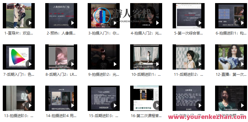 麻雀大人2022年情感人像摄影综合训练大课堂 百度云盘分享，情感人像摄影大课堂，麻雀大人2022年分享,课程,学习,直播,微信,支持,摄影,脚本,镜头语言,协调,第2张