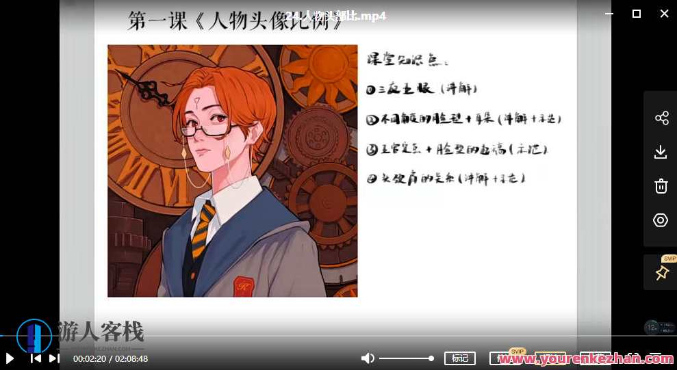 韩系人物特训班2021年 百度云盘分享，韩系魅力特训季，年度分享,课程,影视,第3张