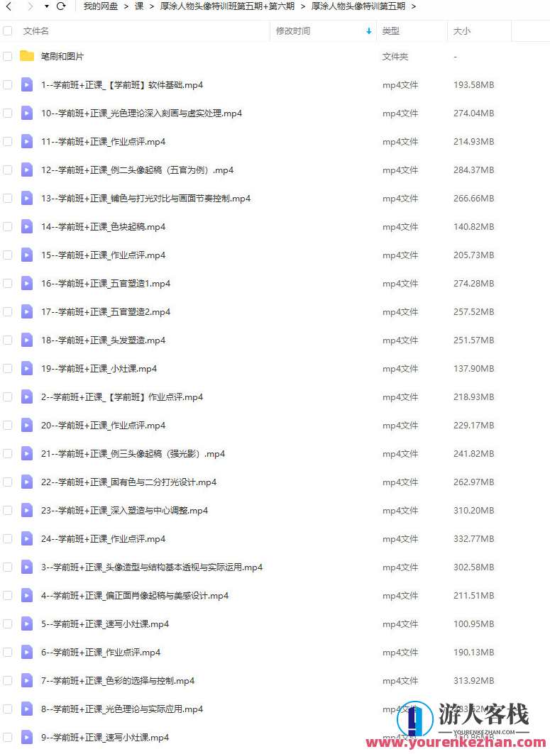 索菲亚2022ipad厚涂人物头像特训班第五期和第六期 百度云盘分享，索菲亚2022ipad厚涂人物头像特训班第六期百度云盘分享,课程,影视,艺术,第3张