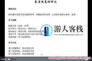 大魔王美音提高班视频17讲百度云盘分享，大魔王美音提升秘籍，视频17讲百度云盘速递,课程,学习,定位,第1张