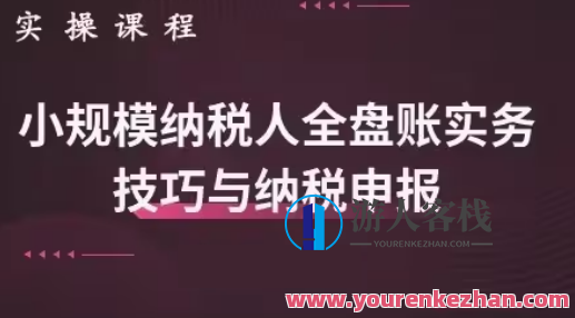 小规模纳税人全盘真帐实操账务处理及纳税申报百度云盘分享，小规模纳税人账务处理与纳税申报全攻略,第1张