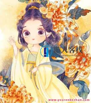 瑶背背十二花神2022古风水彩插画课百度云盘分享，古风插画课分享，十二花神水彩背景教学,课程,影视,第1张