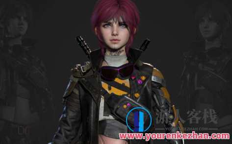 赛博风格次世代游戏角色全流程教学百度云盘分享，游戏角色次世代赛博风格全流程百度云分享,课程,学习,第1张