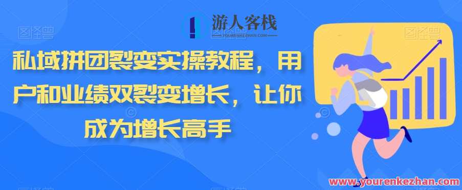 私域拼团裂变实操教程，用户和业绩双裂变增长，让你成为增长高手，私域裂变拼团实战秘籍,课程,第1张