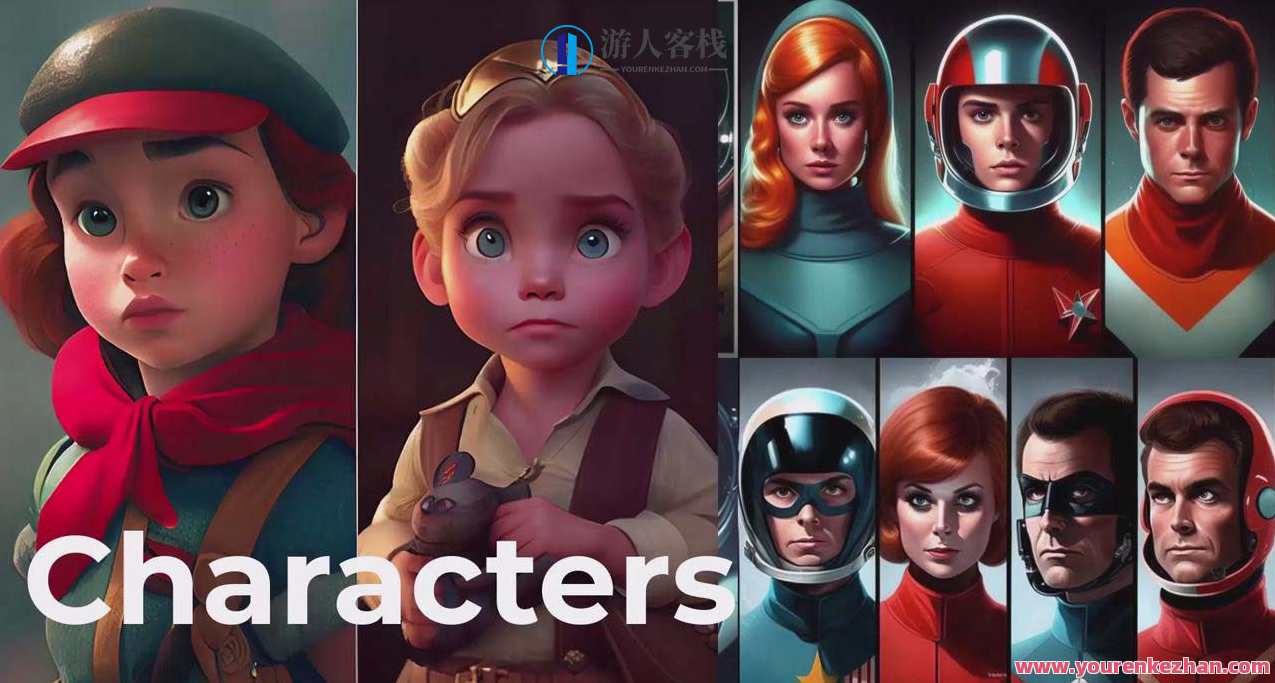 掌握MidJourneyV5AI+ChatGPT创建一致的角色设计图像-22节课-中英字幕，掌握MidJourneyV5 AI+ChatGPT，22节课角色设计图像制作全攻略,第1张