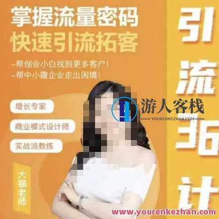 大猫·引流36计，掌握流量密码，快速引流拓客，帮创业小白找到更多客户，帮中小微企业走出困境，大猫引流秘籍，策略36计，拓客秘籍助力中小微企业快速引流,课程,学习,理解,竞争,交友,第1张